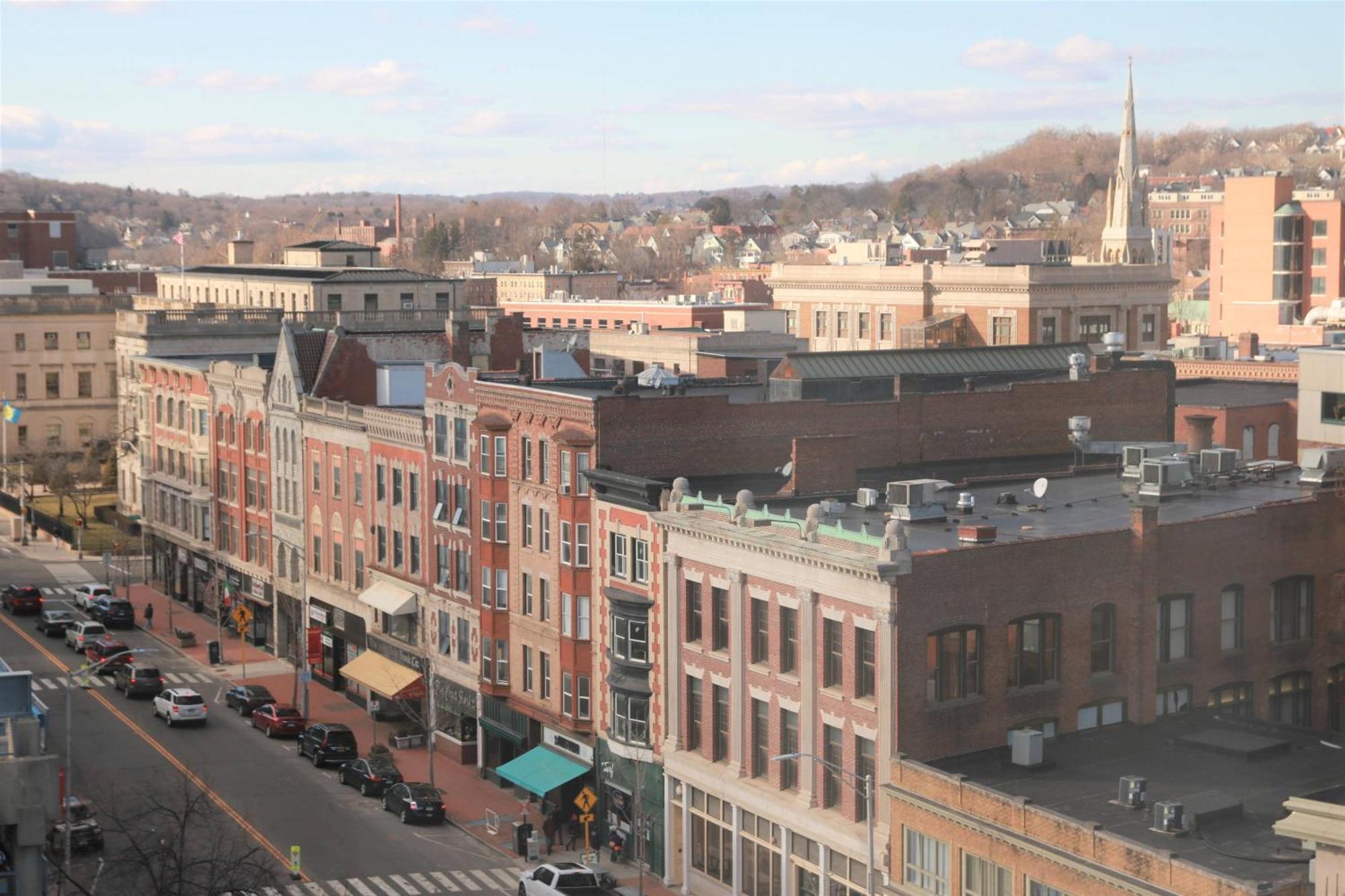 Hotel Courtyard Waterbury Downtown Exterior foto